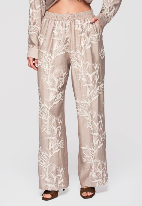 LARICA bő szárú nadrág OW-PA-E0005, Bézs