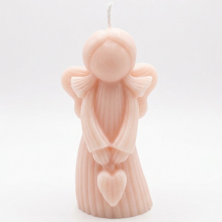 Ангелска свещ - розова / кокос