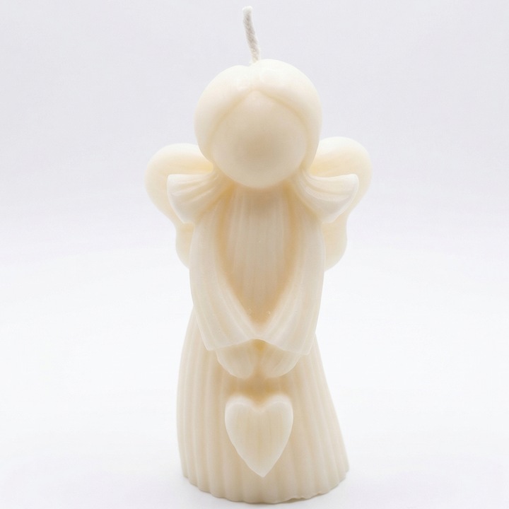 Ангелска свещ - бяла / кокос