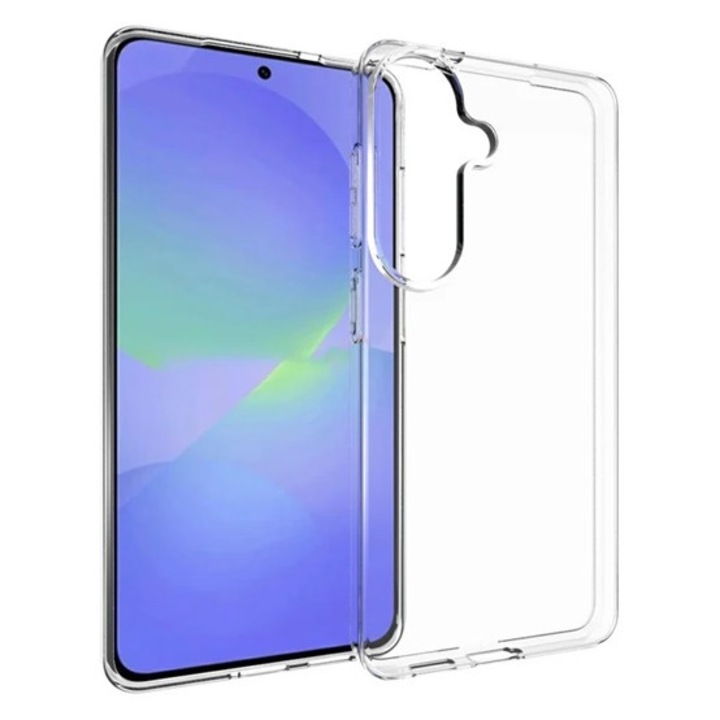 Gigapack szilikon mobiltelefon tok, ultravékony, átlátszó, kompatibilis: Galaxy S26