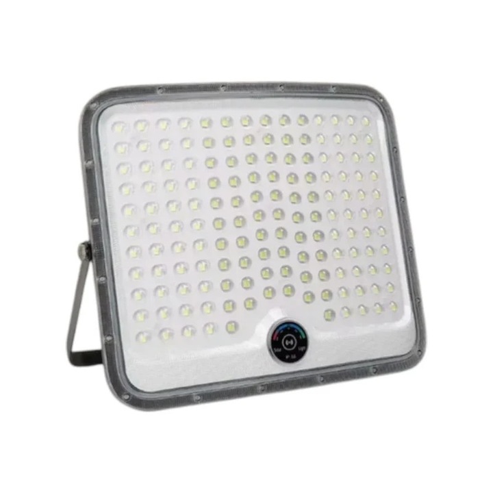 Proiector Solar LED Exterior, 400W, IP65, cu Panou Separat, cu Senzor de Miscare