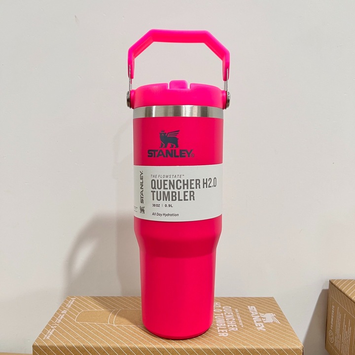 Stanley termosz, rozsdamentes acél, rózsaszín, 30oz, 887ml