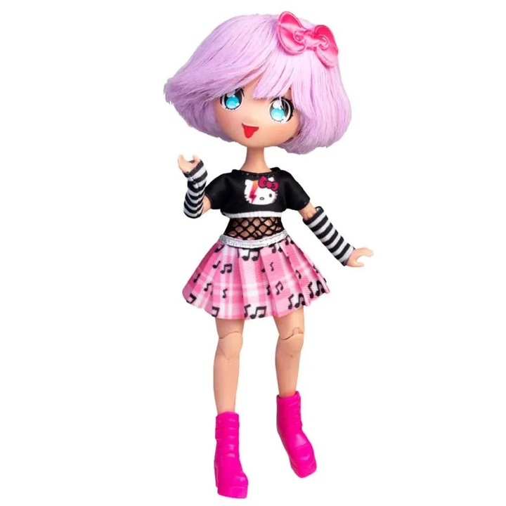 Hello Kitty Manga baba - Lila Teddy Rock 19, 5 cm