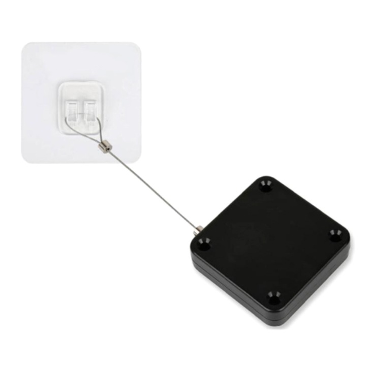 Inchizător de ușă autoadeziv, SHOPII, 1kg, 1.1m, negru