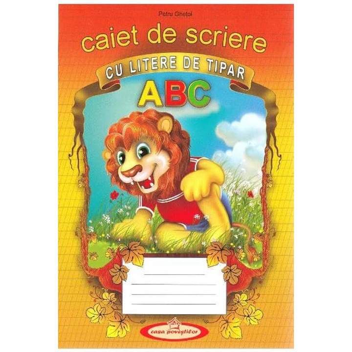 Caiet de scriere cu litere de tipar - Petru Ghetoi