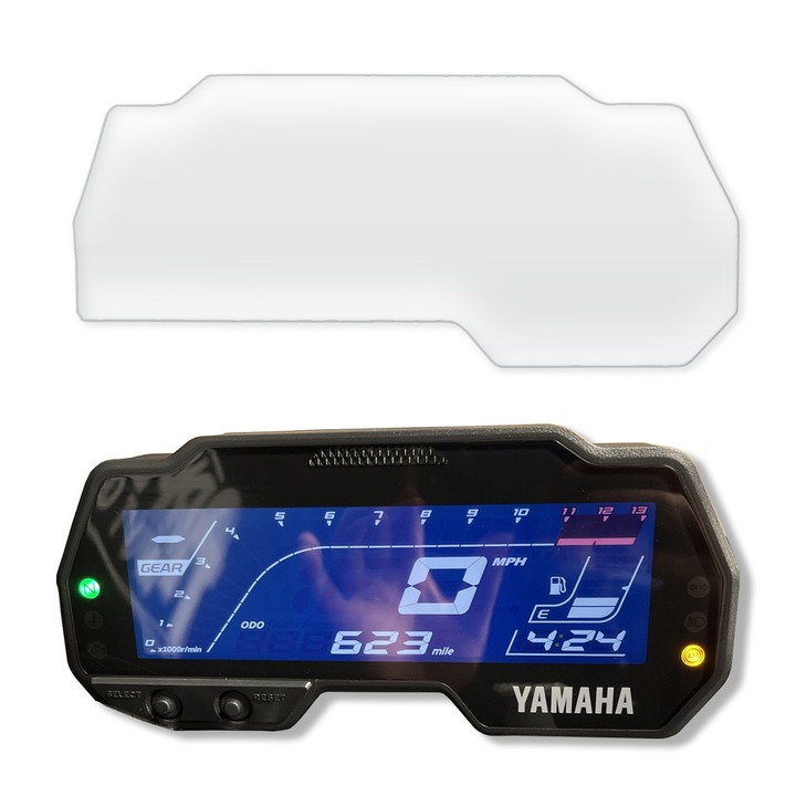 Folie protecție hidrogel pentru panou bord Yamaha YZF-R125 MT-125, transparent, instalare ușoară