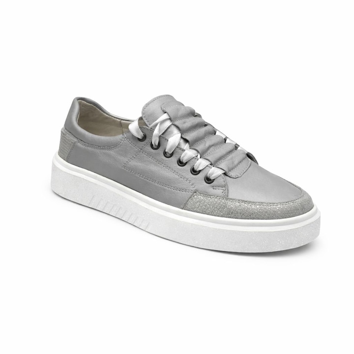 Pantofi casual dama 1998, Piele naturala, 468784, Alb