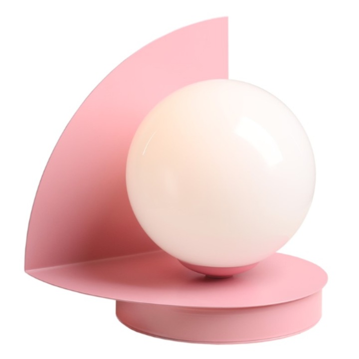 Veioza Baby Pink, Aldex, Loop, metal, E14, 20x16x21cm