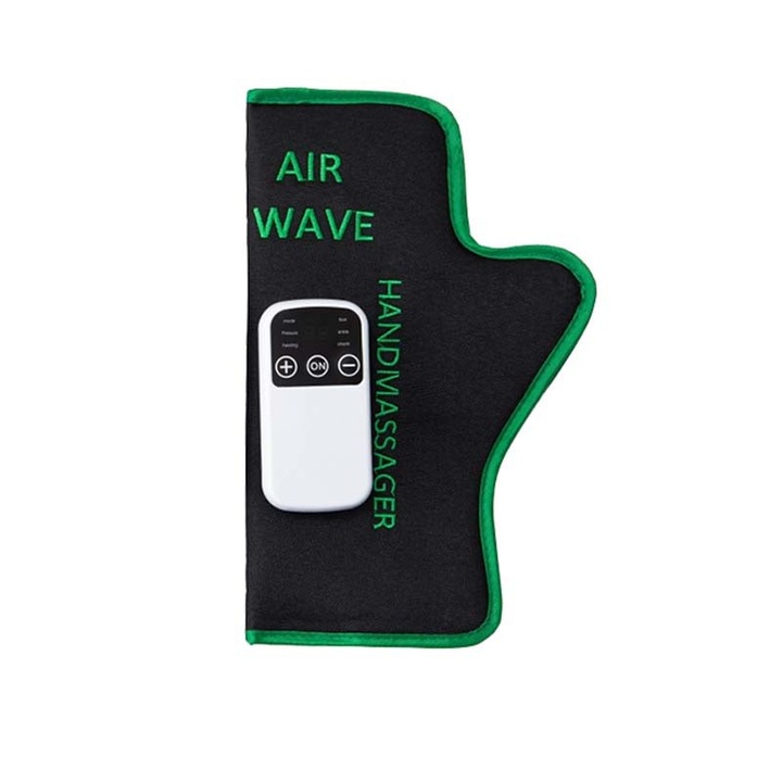 Масажор за ръце ORBER, 3 нива на интензивност, постоянно нагряване, черен, 35x14.2x7см