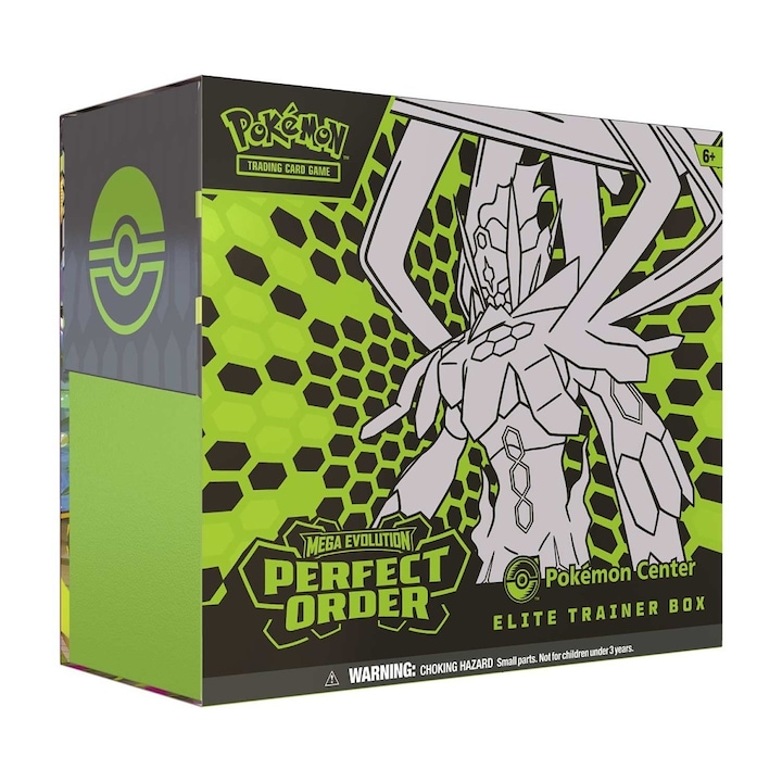 Set cartonase Pokemon TCG Mega Evolution Perfect Order Elite Trainer Box