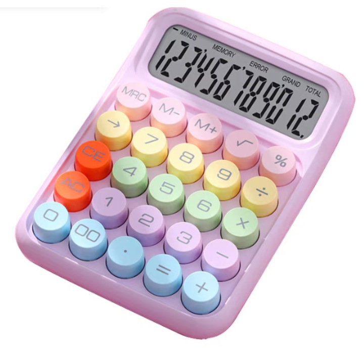 Calculator de birou, Senmase, ABS, Multicolor