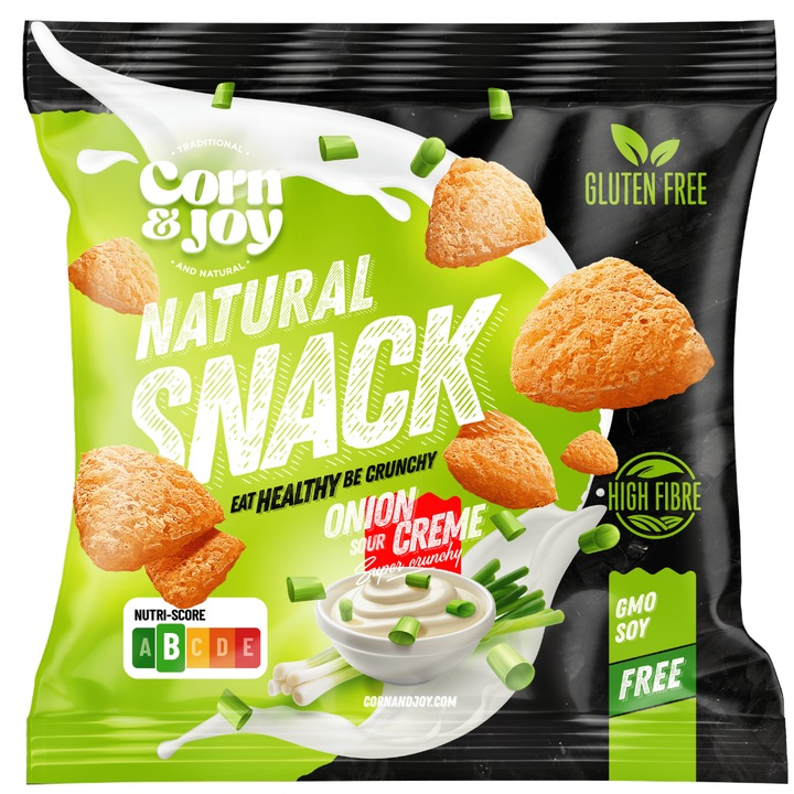 Pufuleti fara gluten, cu smantana si ceapa verde, 40g