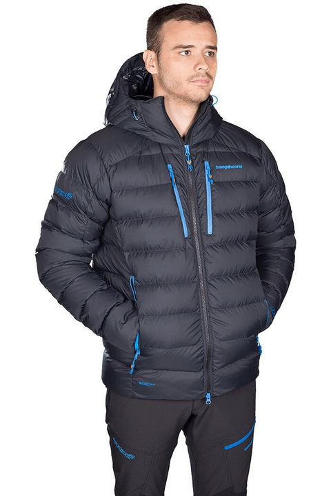 Мъжко техническо яке Trangoworld TRX2 850 Pro Е-9806403 90-51, Ветроустойчиво и водоотблъскващо, Гъши пух, М, Черен