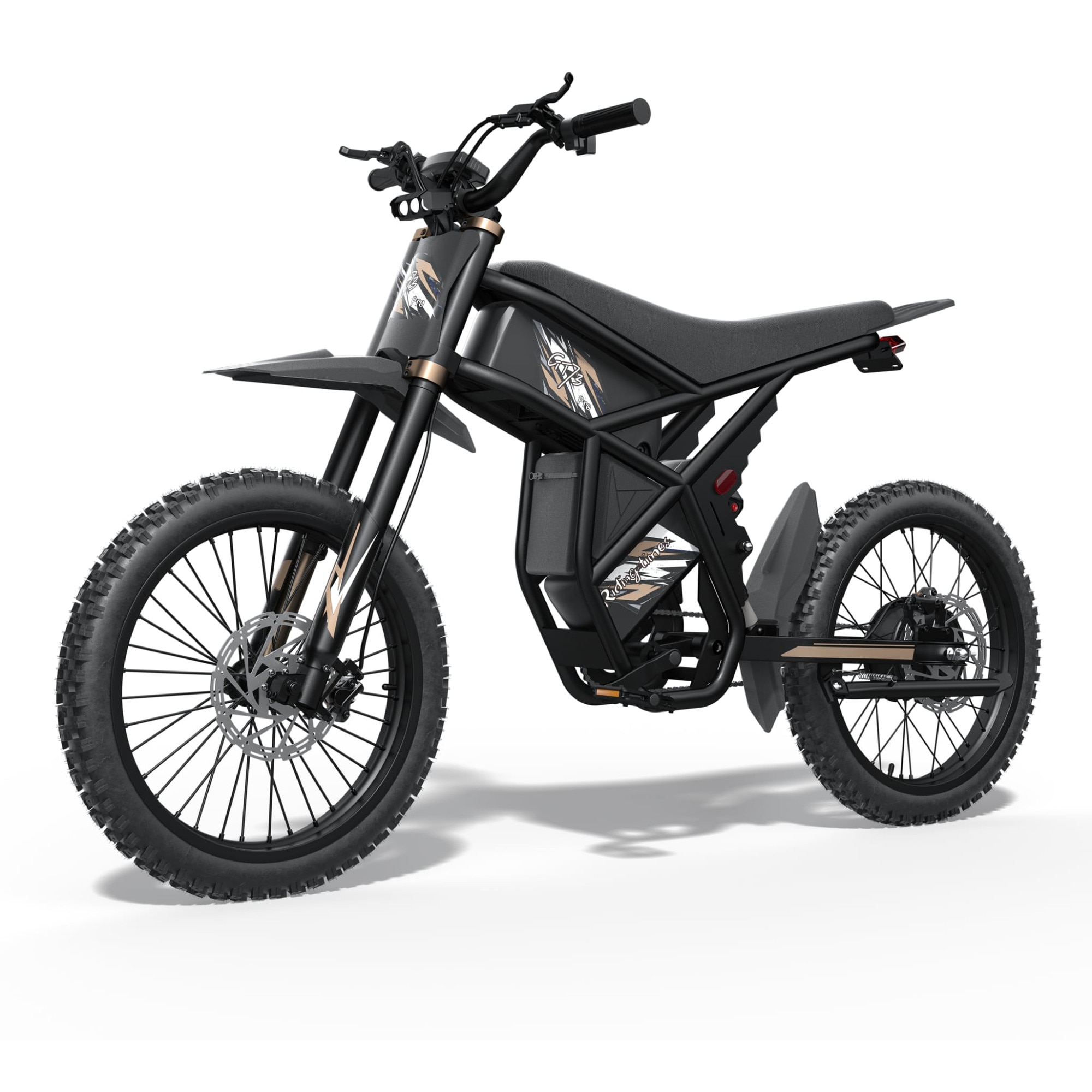 28zpro Riding Times Електрически мотор Riding Times, GT73 Pro 3000W, 73 км/ч, двойна ...
