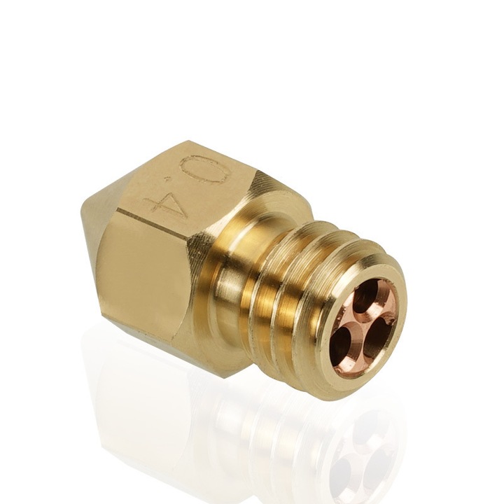 Accesorii pentru imprimante 3D, duza ascutita din alama Makerbot mk8, 0, 4 mm