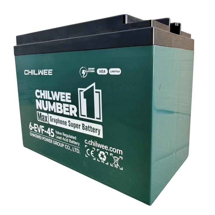 Set 4 acumulatori GEL CHILWEE 48V 45Ah pentru vehicule electrice 2026