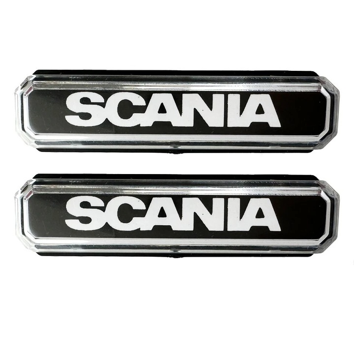 Lumină de gabarit LED PBauto, 12/24V, albă, set cu 2 bucăți, 81x14x20mm