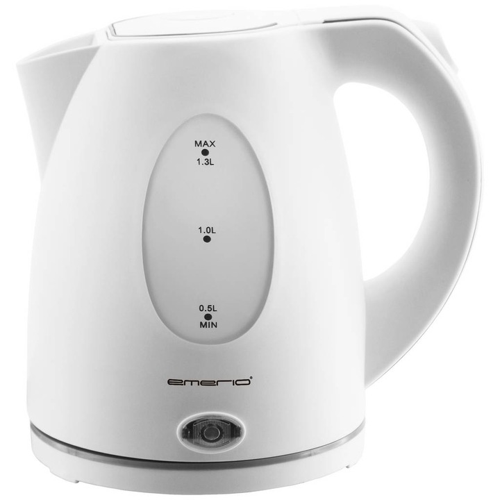 Fierbător de apă Emerio WK-106468.13 fără sârma alb 1, 3l 2200W
