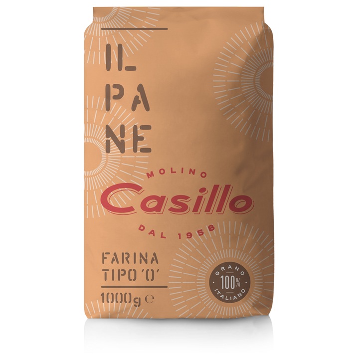 Făină de grâu, Molino Casillo, 1 kg, specială pentru pâine de casă