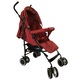 Carucior Sport, Pliabil, Roti Duble Cu pozitie de somn, Culoare Rosu