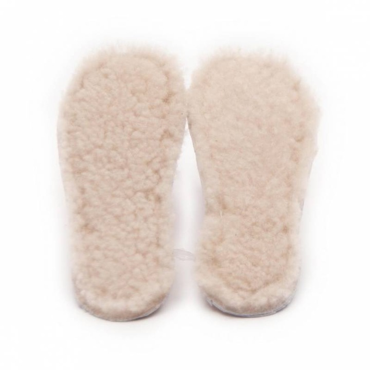 Branturi Dodo Shoes copii, blana merino, piele naturala, marimea 21