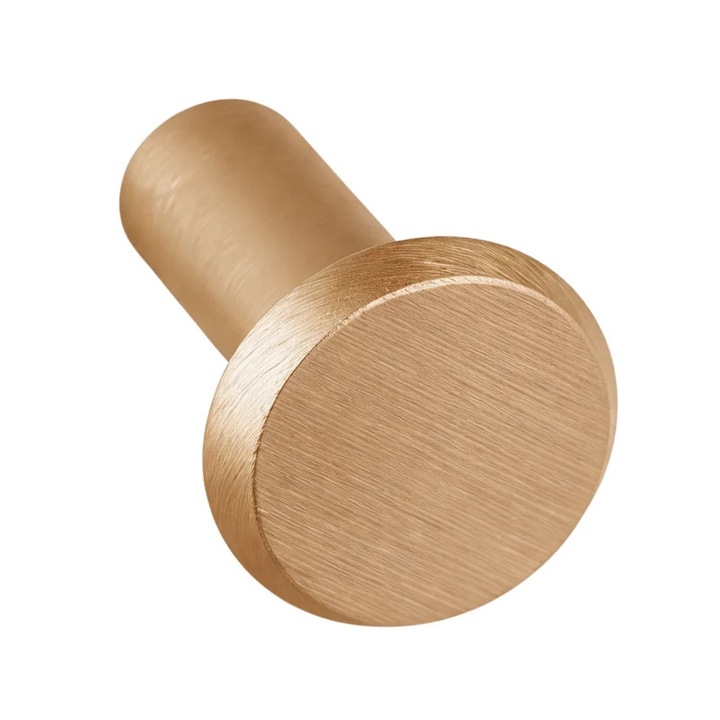 Agatatoare cuier Fase, finisaj alama cava periata, 33x38 mm