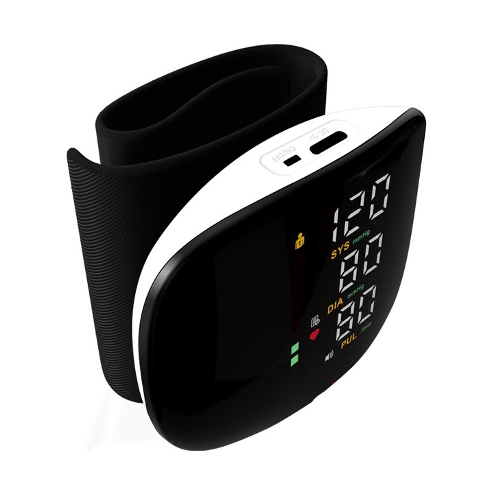 Tensiometru digital automat, indicator WHO, ecran LED mare, compact