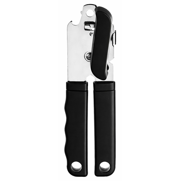 Desfacător conserve Zanox, multifuncțional, metalic, 19 cm, maner ergonomic