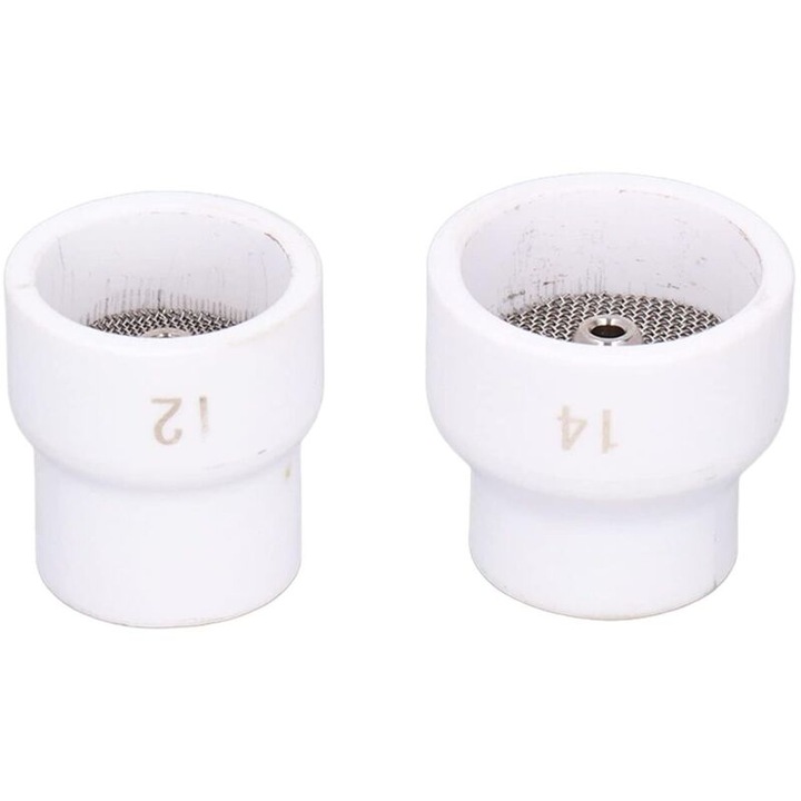 Capat pentru pistol de sudura manual, ceramica alba, varf bun de taiere pentru sudura TIG pentru WP-9/17/18/20/25/26