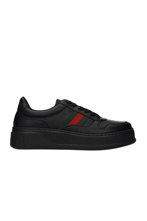 Pantofi sport Gucci chunky din piele F86001, Negru
