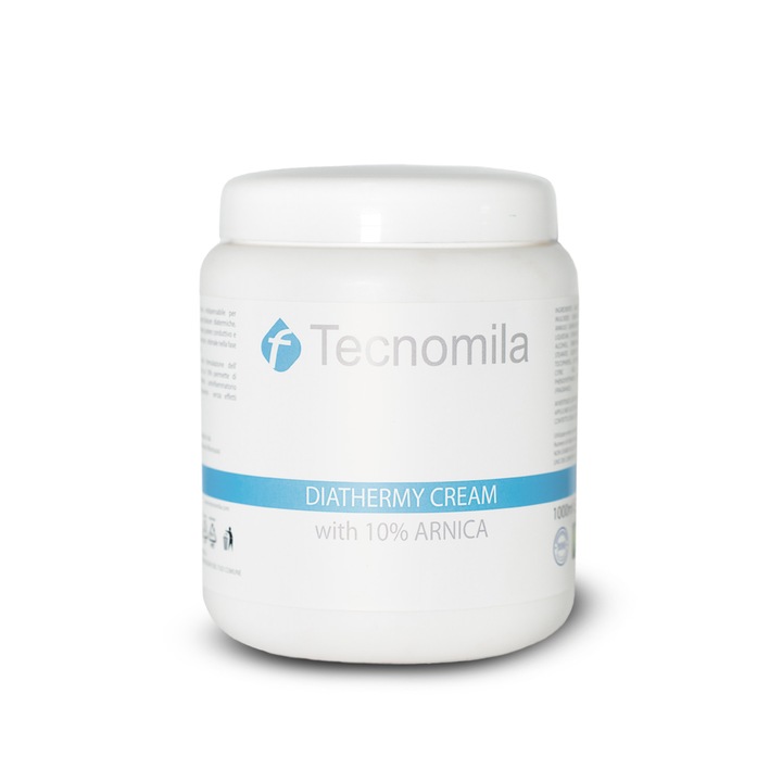 Crema conductiva pentru diatermie Tecnomila cu 10% extract de Arnica, 1000ml
