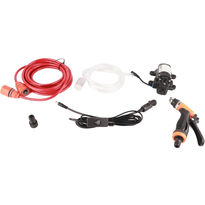 Aparat de spalat portabil cu presiune inalta, pistol de pulverizare cu pompa de apa si furtun