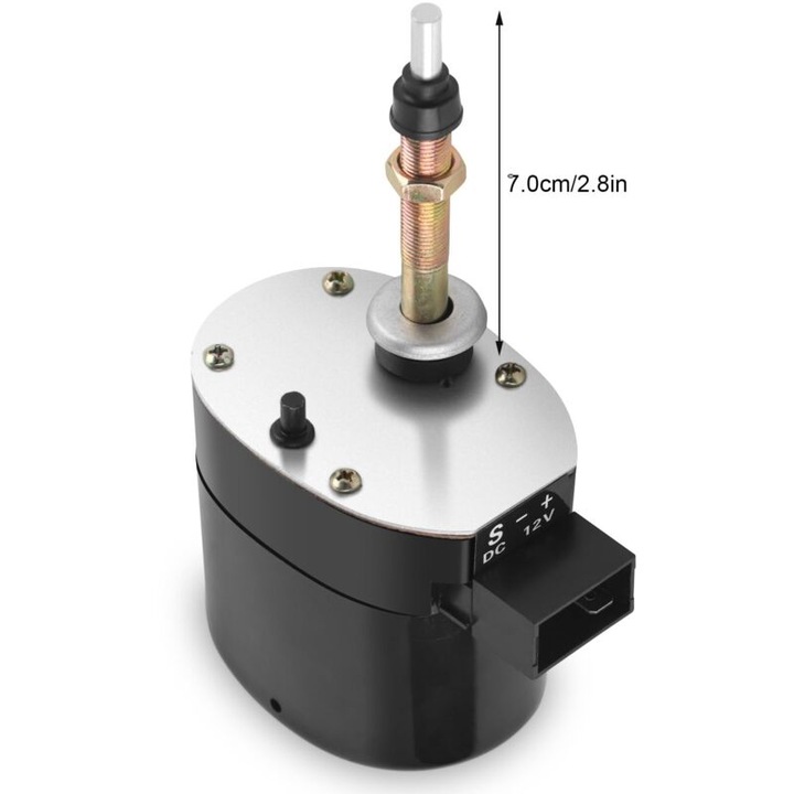 Fém ablaktörlő motor, DC12V 105°