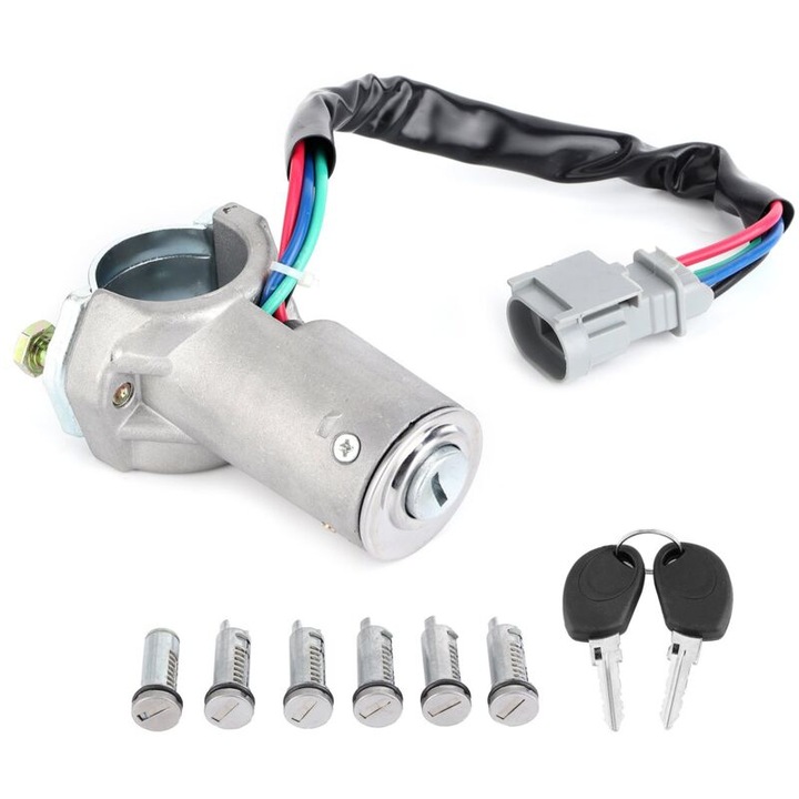 Gyújtáskapcsoló 2 kulccsal, Iveco Daily 1999-2006, 2992551, szett