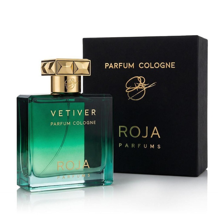Roja Vetiver parfüm, 100 ml, férfi, citrusos, fás jegyek
