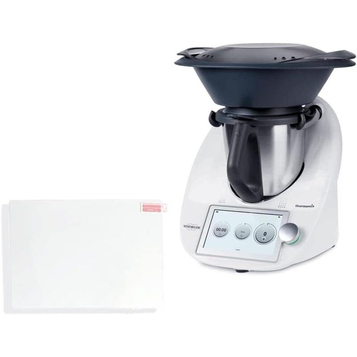 Protectie de ecran din sticla pentru Vorwerk Thermomix TM6, Accesorii TM6, Rezistent la zgarieturi, Durabil, Ultra Transparent