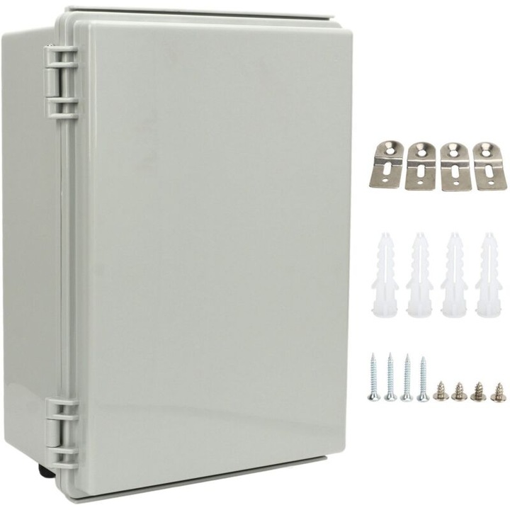 Cutie de combinare PV DC1000V, 4 intrari 2 iesiri IP65 Protectie la supratensiune solara Cutie de combinare PV pentru sisteme solare, Carcasa din PVC, Protectie la trasnet