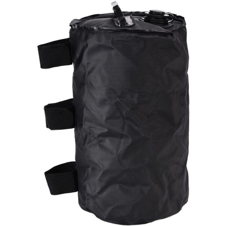 Sac cilindric de 10L cu greutate de apa pentru baldachin, sac de nisip cu injectie de apa pentru cort, pentru gradina in aer liber