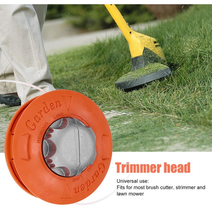 Cap de tuns cu fir M10x1.25 mm, cap gros din aluminiu pentru masina de tuns iarba