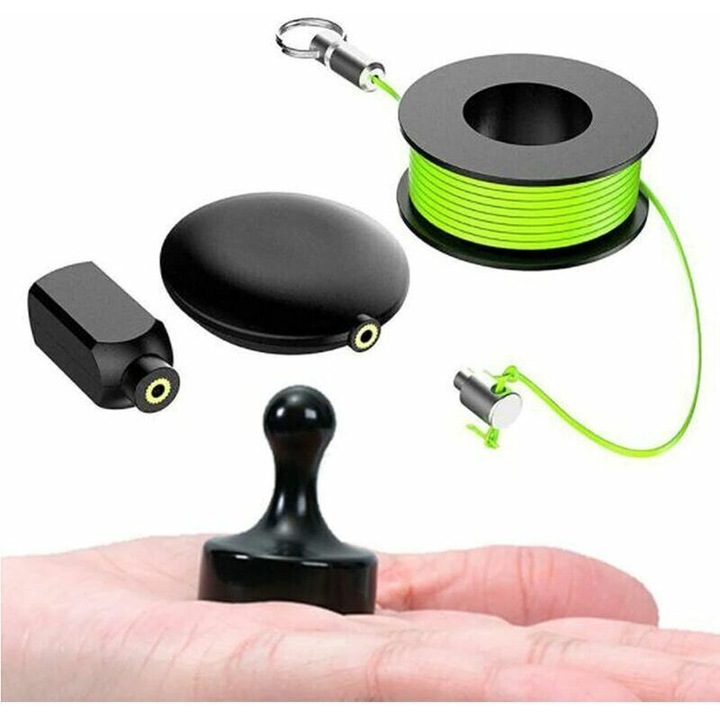 Set de unelte pentru electricieni, extractor magnetic de cabluri, 10mm, usor de utilizat, putere mare a magnetului