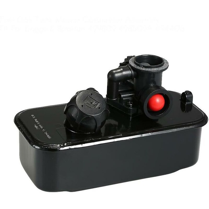 Rezervor de combustibil si asamblare carburator pentru masina de tuns iarba Briggs & Stratton 499809 498809A 494406