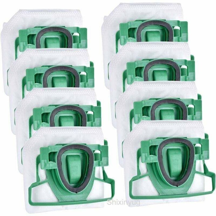 Set 8 saci aspirator microfleece compatibili Vorwerk Kobold VK200 FP200