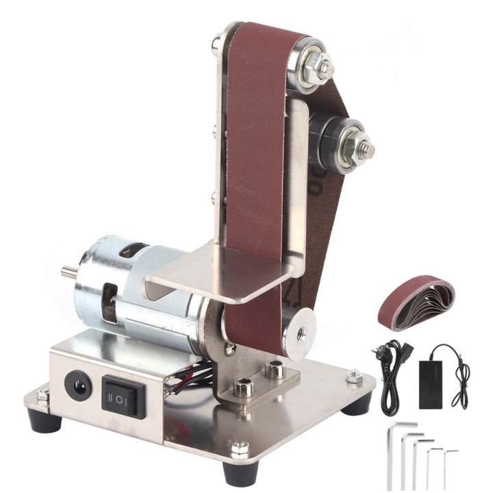 Slefuitoare electrica, 4500-9000 RPM, 10 benzi de slefuit (30x330 mm), antiderapant, compacta