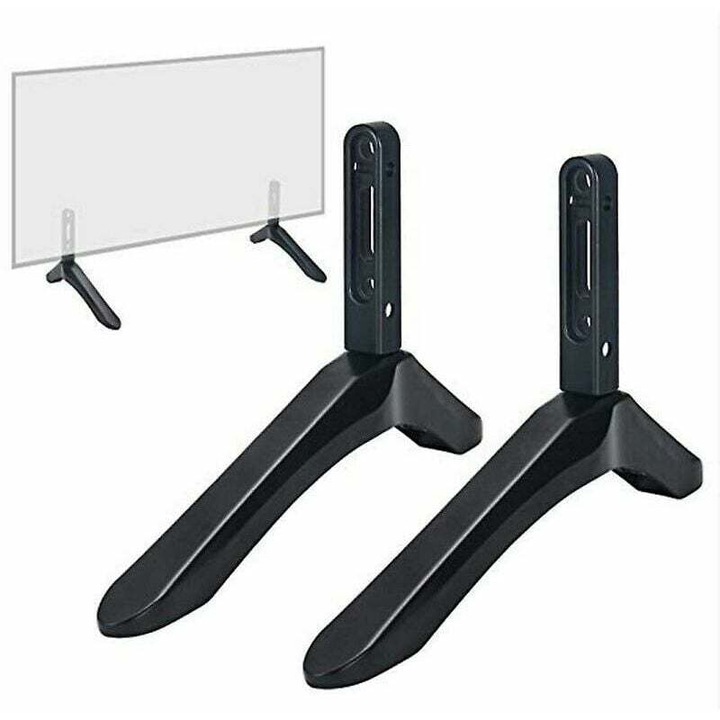 Suport TV universal, 2 baze, aluminiu, pentru televizoare LCD 32-65 inch, capacitate 15 kg, ajustabil