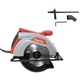 Циркулярен трион Panzer, 1200 W, 4800 об/мин, диаметър 16 см, рязане на дърво, рязане под 0 или 45 градуса, 24 зъба, 3.2 кг, със предпазител, 101.19 db, 230V