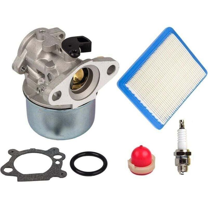 Kit carburator cu filtru de aer si bulb de primire pentru motoare de 4-7 CP, 799868, 491588, set