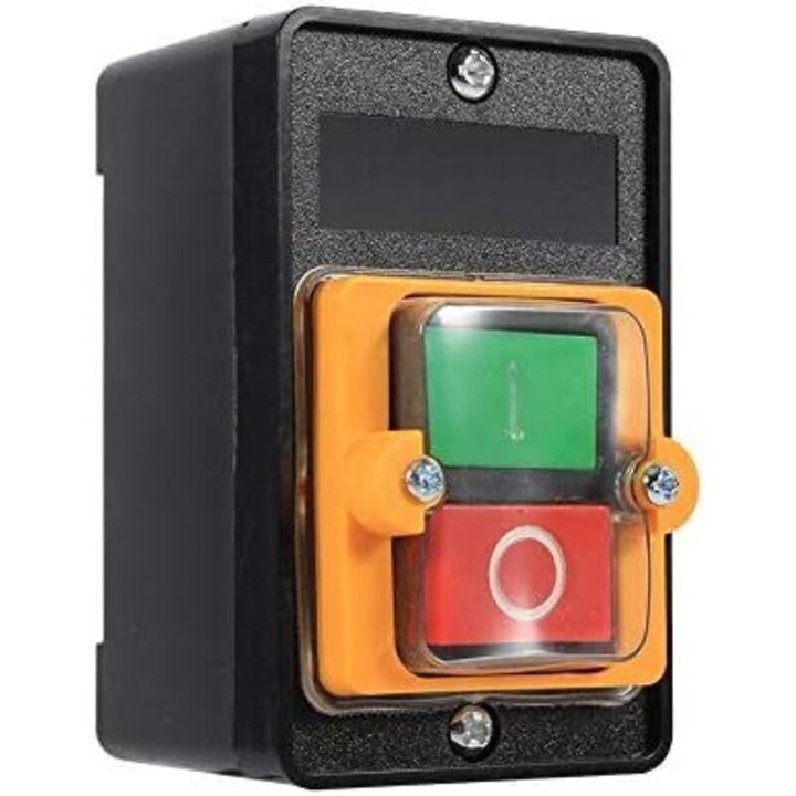 Intrerupator de urgenta waterproof, 78mm, ON/OFF, 380V, 10A, 5.5x6x9cm