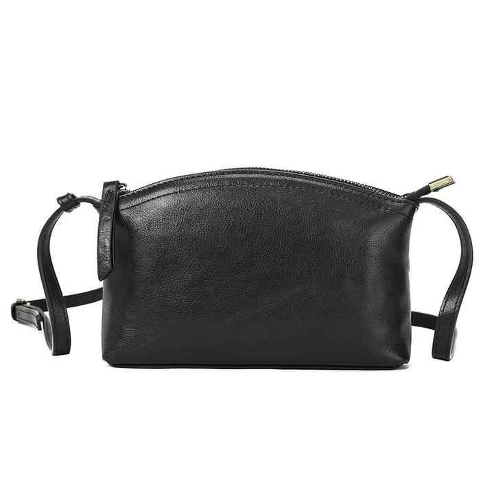 Női táska, Katy GT3824, valódi bőr, fekete