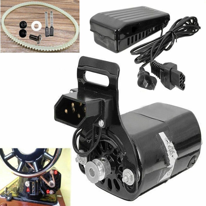 Háztartási varrógép motor 220V 180W 0.9A
