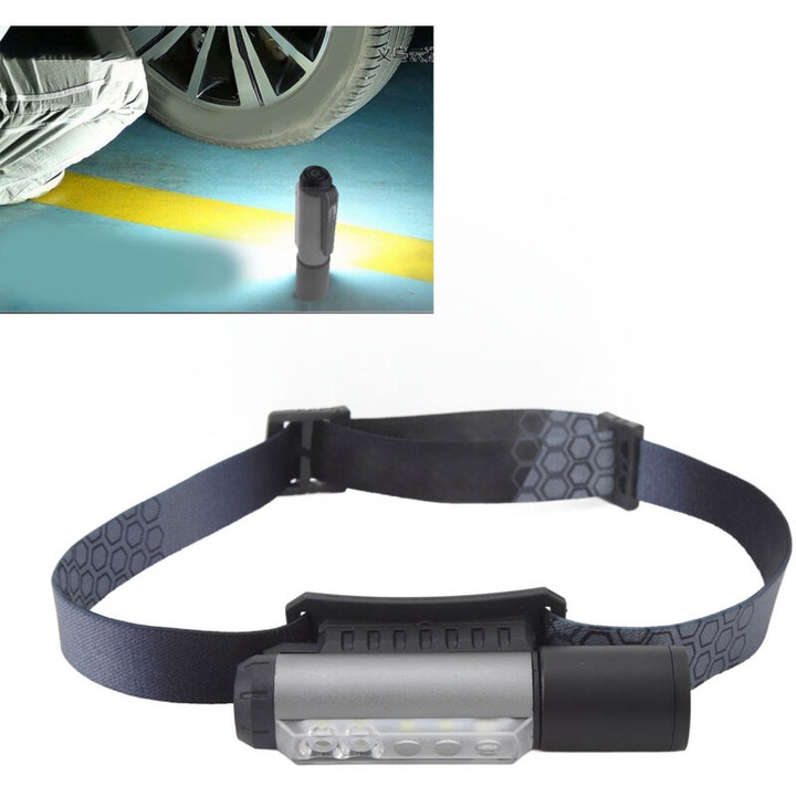 Lanterna LED 30W, rotire 180 grade, ultra luminoasa, portabila, cu acumulator integrat